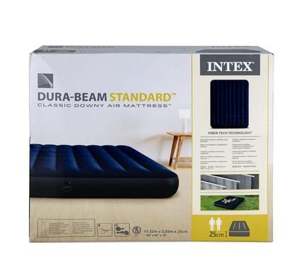 INTEX AIR-BED DURA BEAM-QUEEN 152x203x25cm