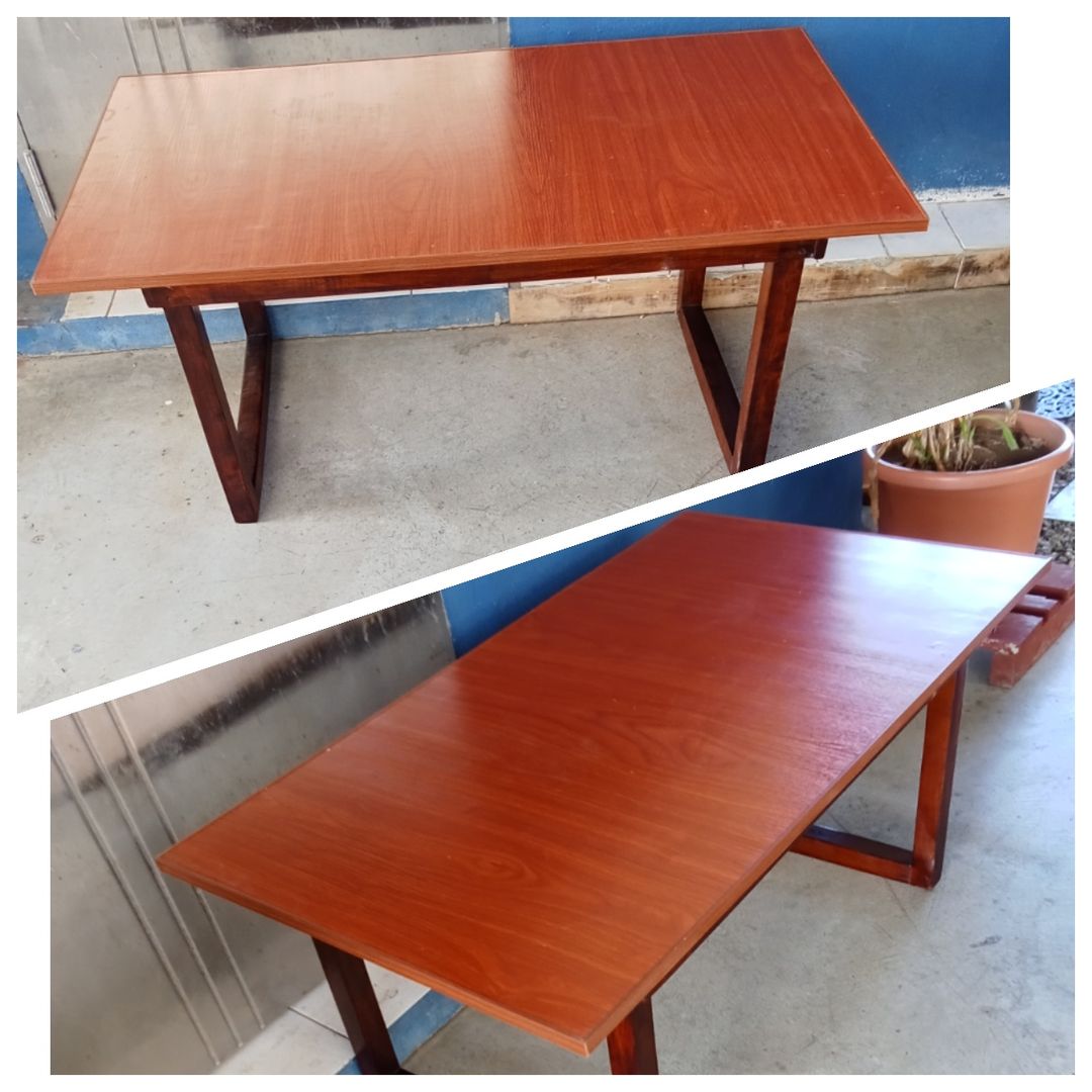 BROWN LONG COFFEE/TEA TABLE