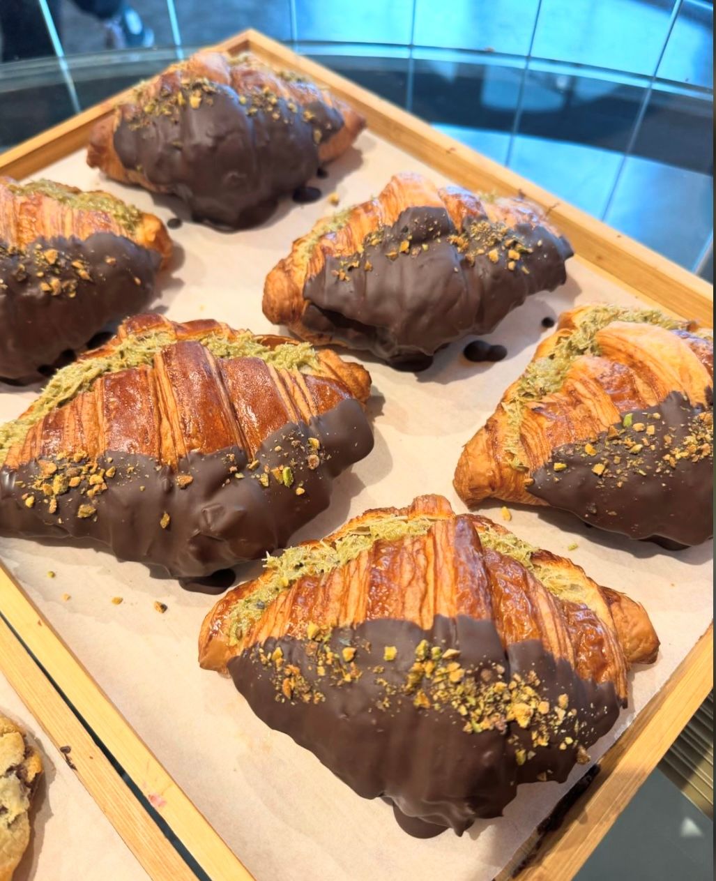 Pistachio Kunafa Croissant