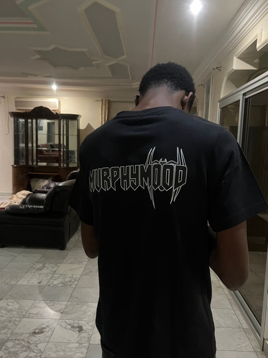 T-shirt Murphymood noir spider 