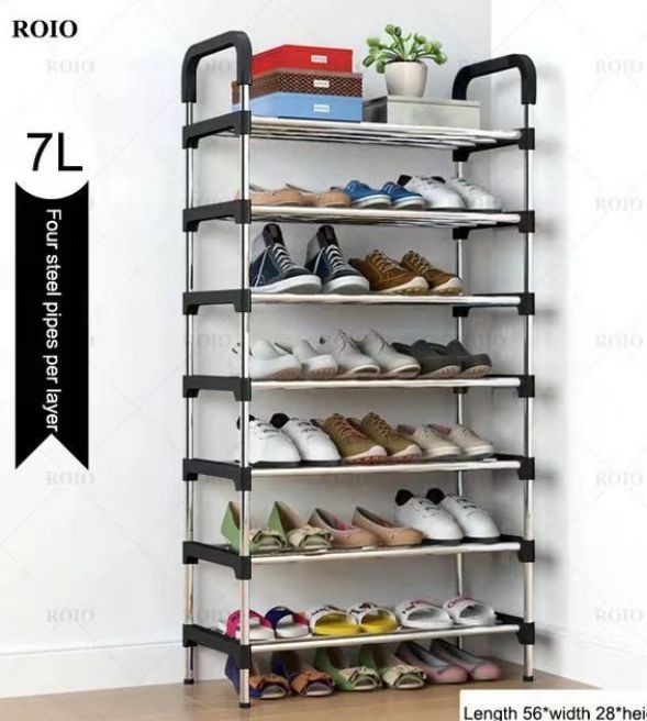 7 layer shoes rack