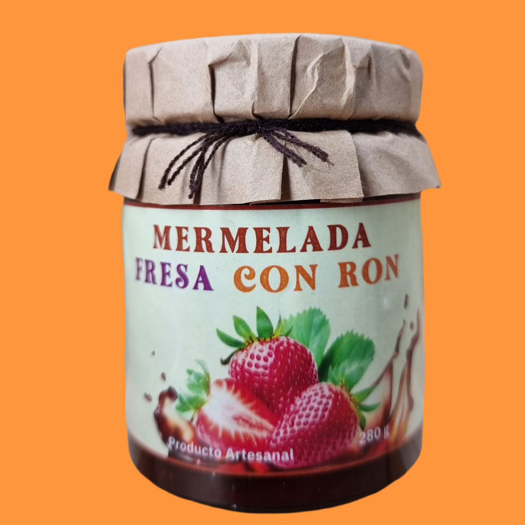 Mermelada de Fresa con Ron