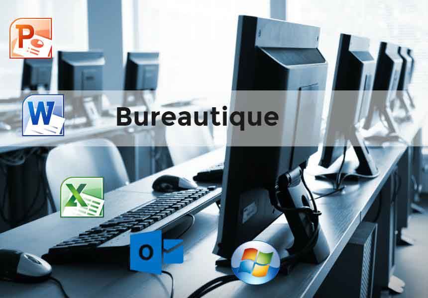 Formation en informatique de bureau (Pack Office) 