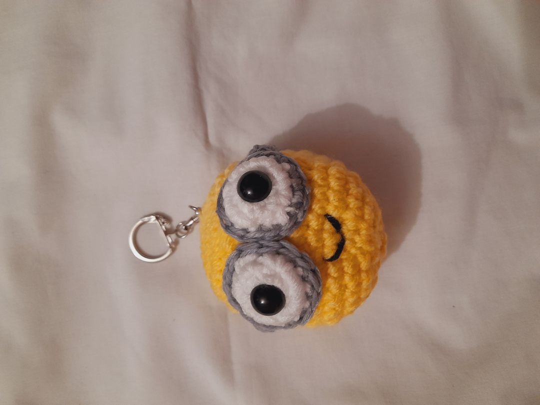 Minions crochet keychain