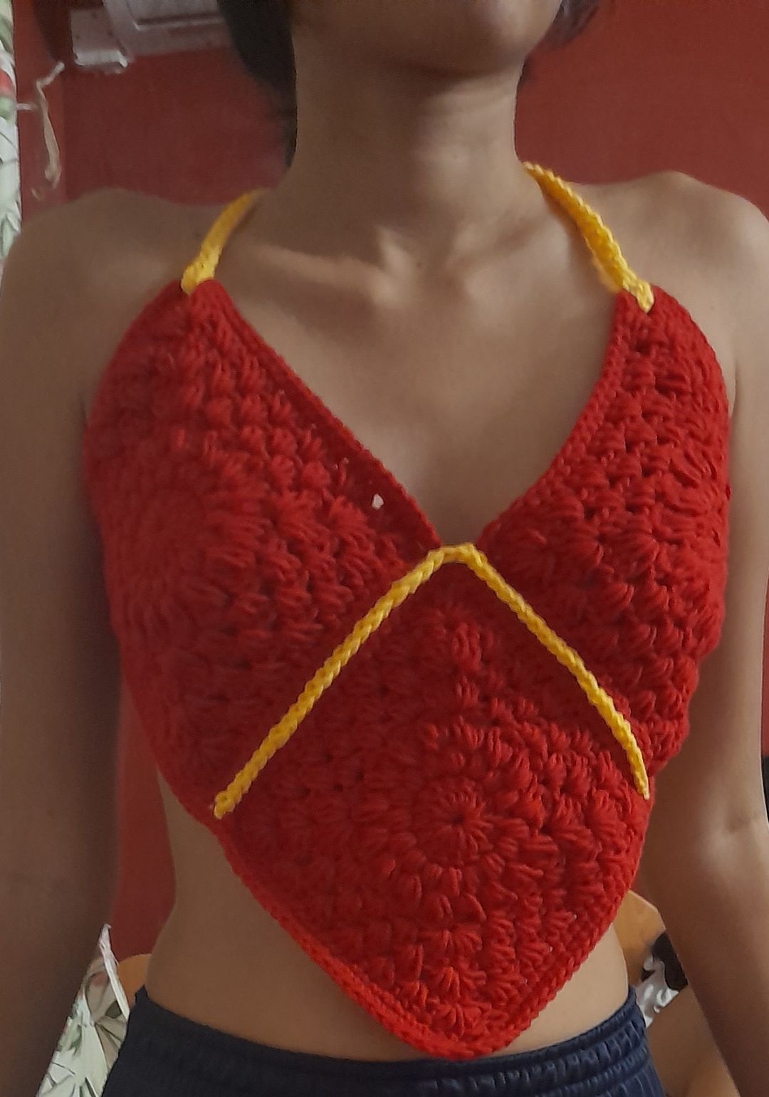 Crochet top (granny square)