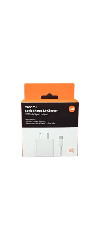 Xiaomi (MDY-11-EL) 33W Sonic Charger With Type-C Cable (100% Original Product With GST Bill)