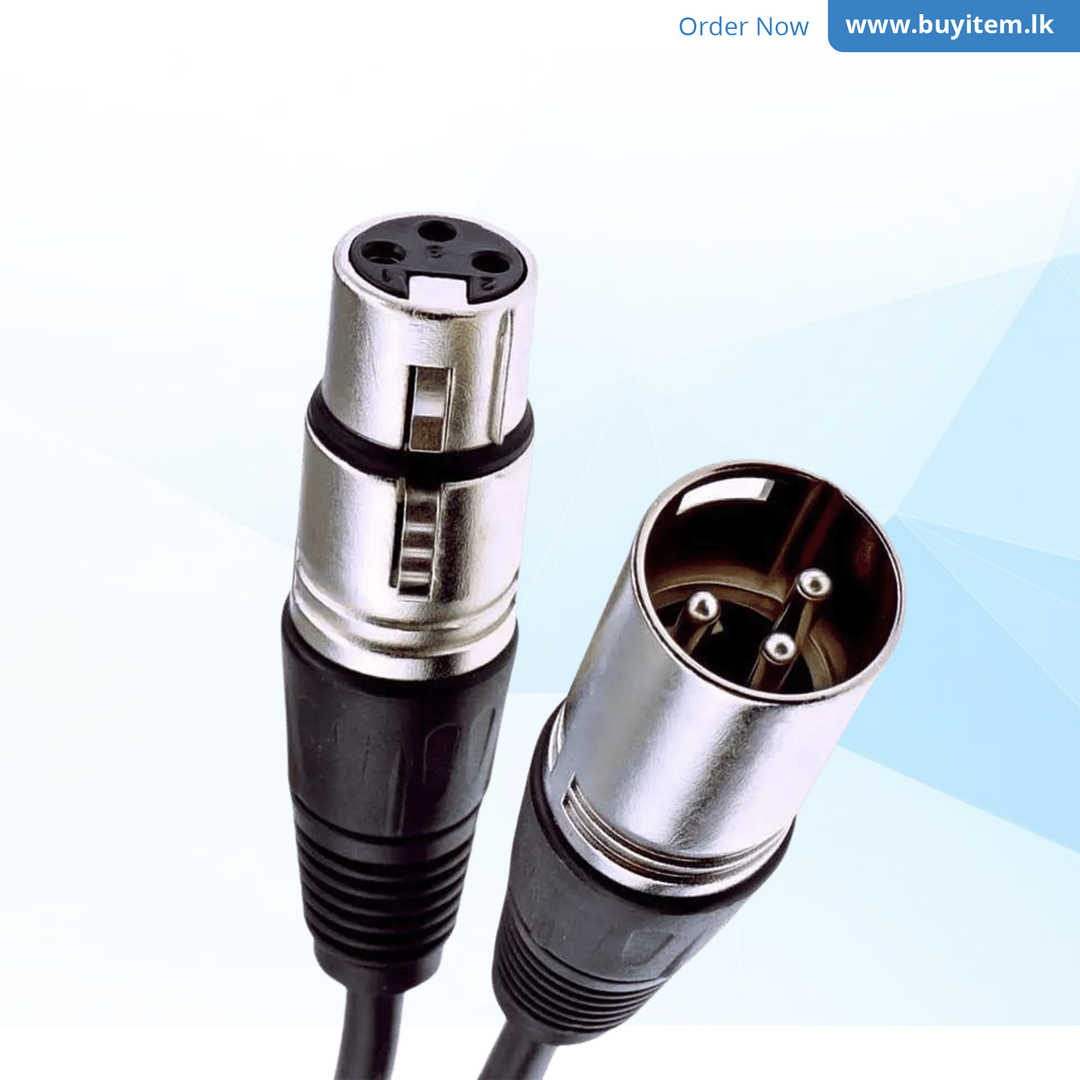 XLR Male to Female Cable (Custom Made)