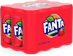 FANTA STRAWBERRY CAN 12 X 320ML