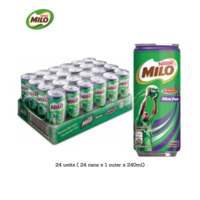 MILO ACTGE RTD MOCHA CAN 24 x 240ML