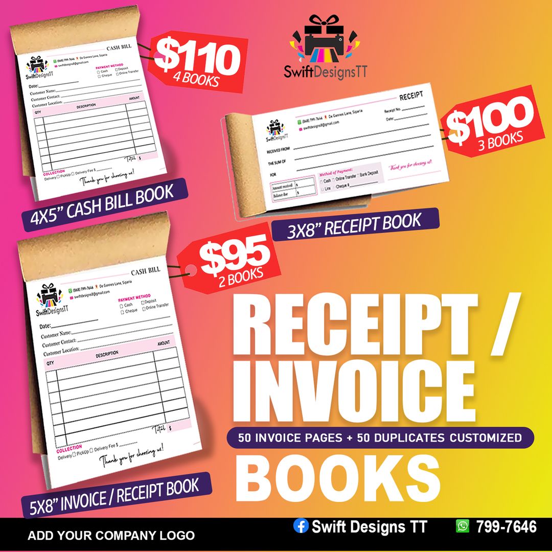 NCR Invoice / Receipt Book - SALE