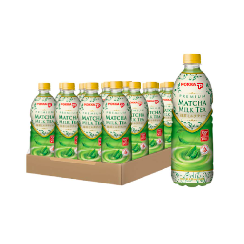 POKKA PREM MILK MATCHA TEA 24X500ML