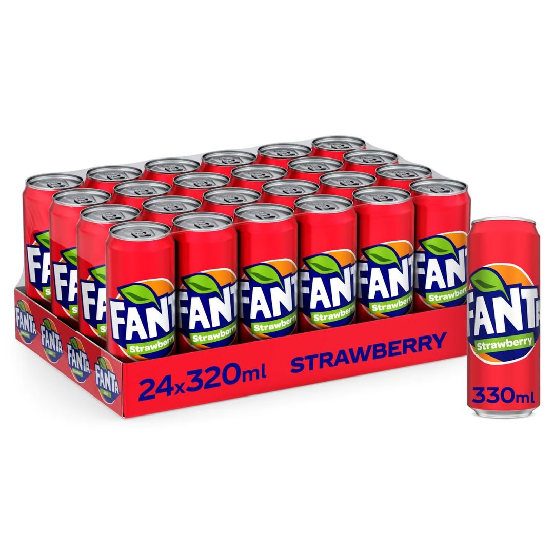 FANTA STRAWBERRY PET 24X330ML