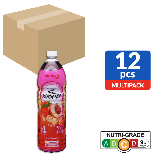 POKKA ICE STRAWBERRY TEA PET 12X1.5LIT