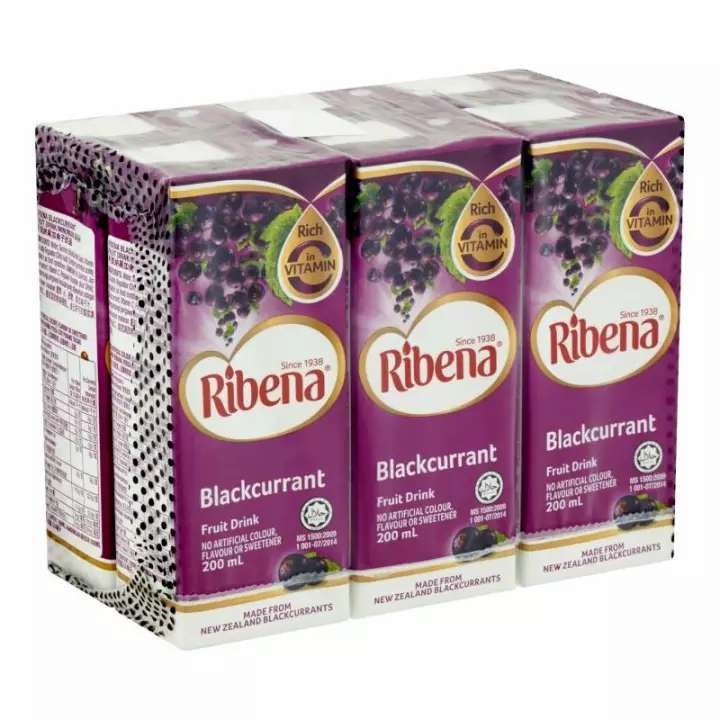 RIBENA RTD LIGHT 4X6X200ML