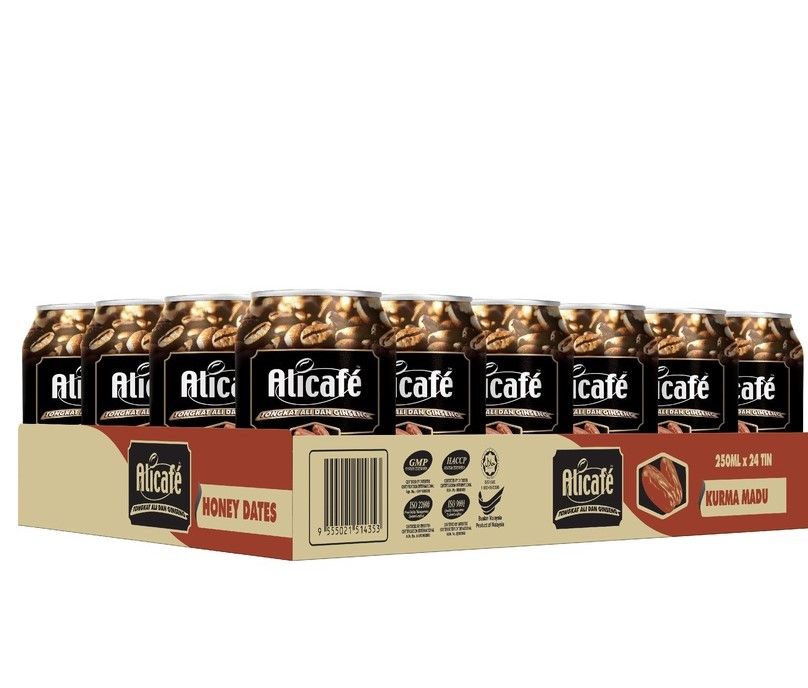 ALICAFE TAG KURMA MADU CAN 24X250ML