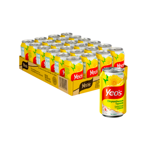 YEO'S CAN CHRYS TEA 24 x 300ML