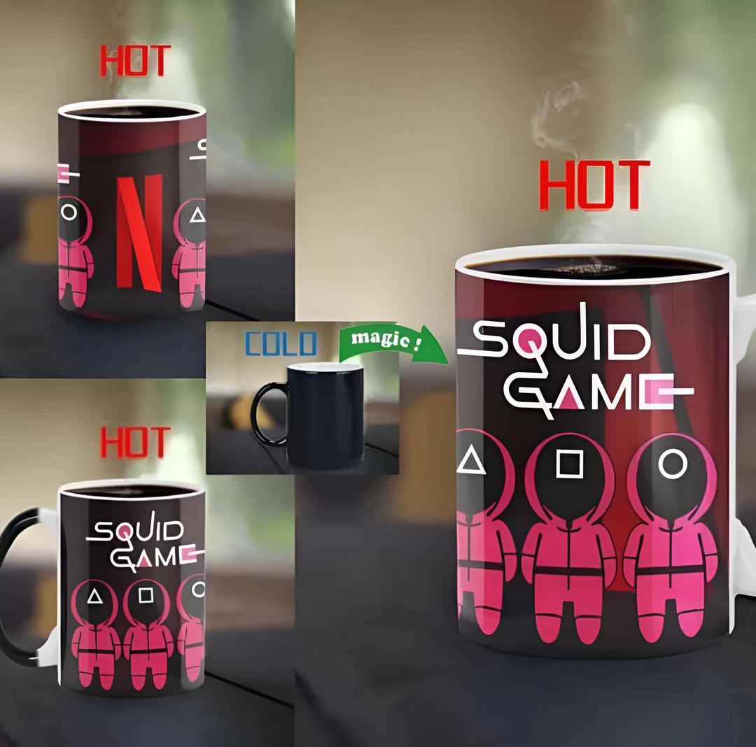 Squid Game, Color Changing Magic Mug, Available In 5 Designs