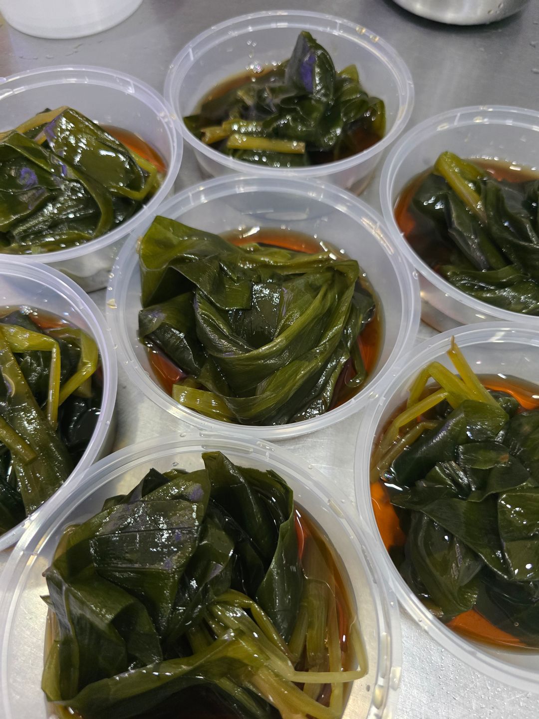 Garlic leaves (명이나물)