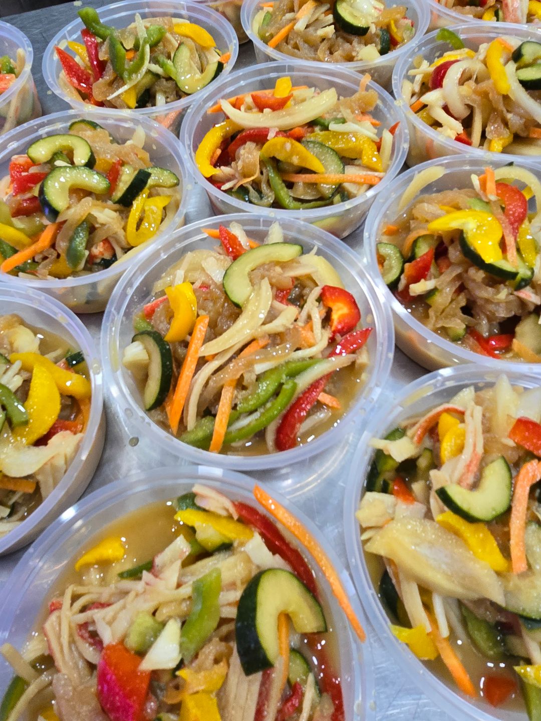 Jellyfish Vegetable salad (해파리냉채)