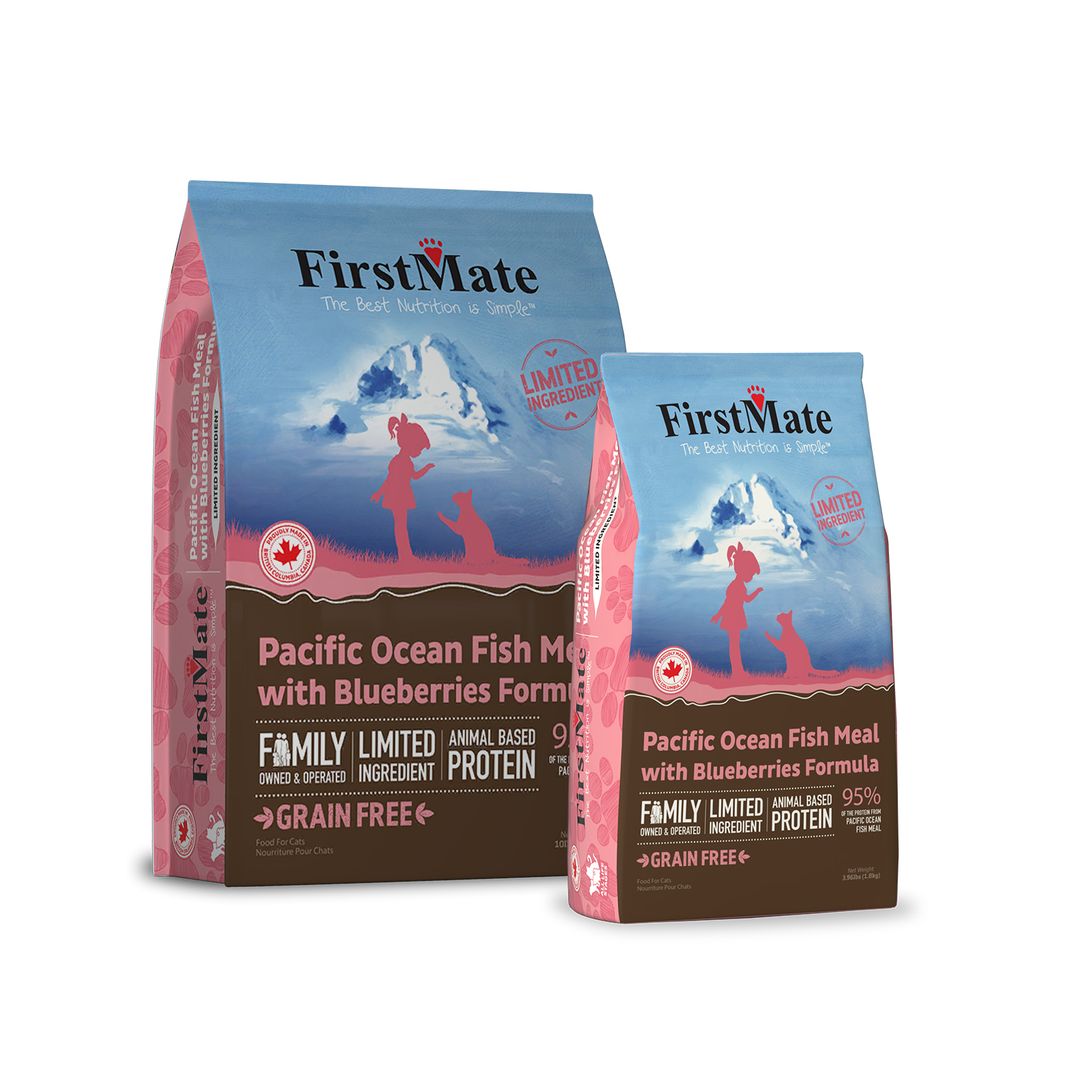 FirstMate Pacific Ocean Fish with Blueberries for Cats