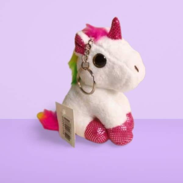 Peluche llavero unicornio