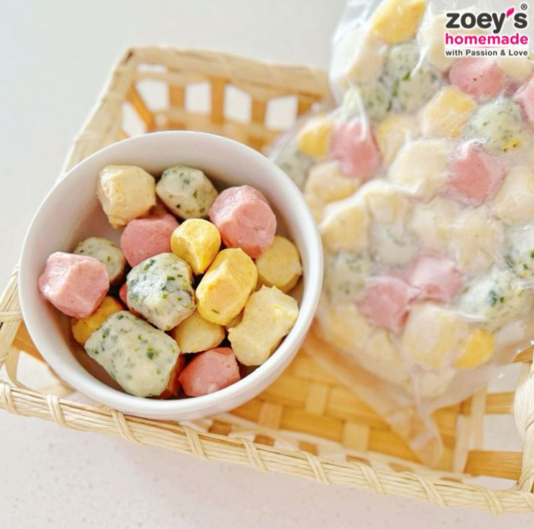 Zoey Rainbow Chicken Meatballs (±300g)