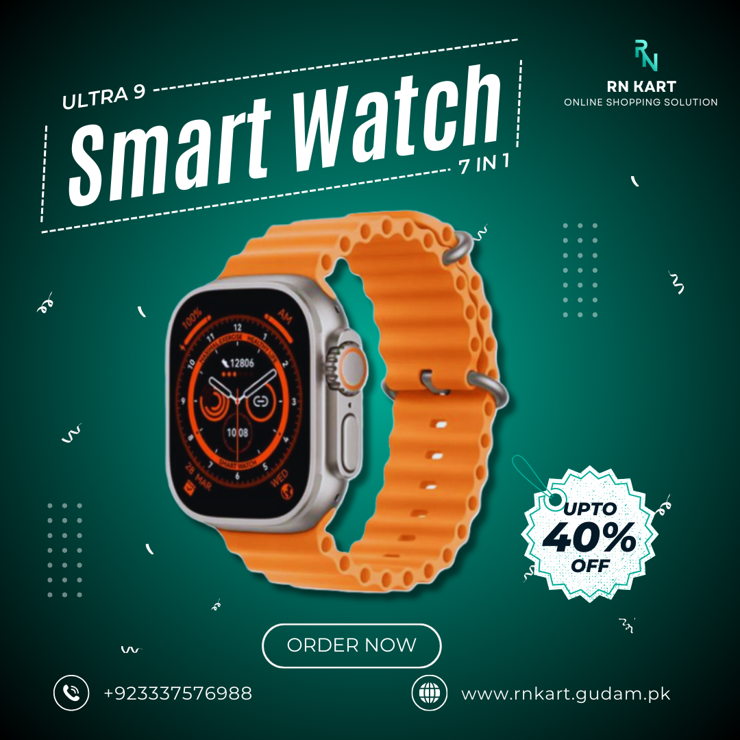 Ultra 9 Smart Watch 7 In 1