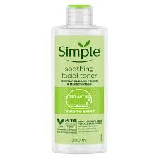 Simple Soothing toner