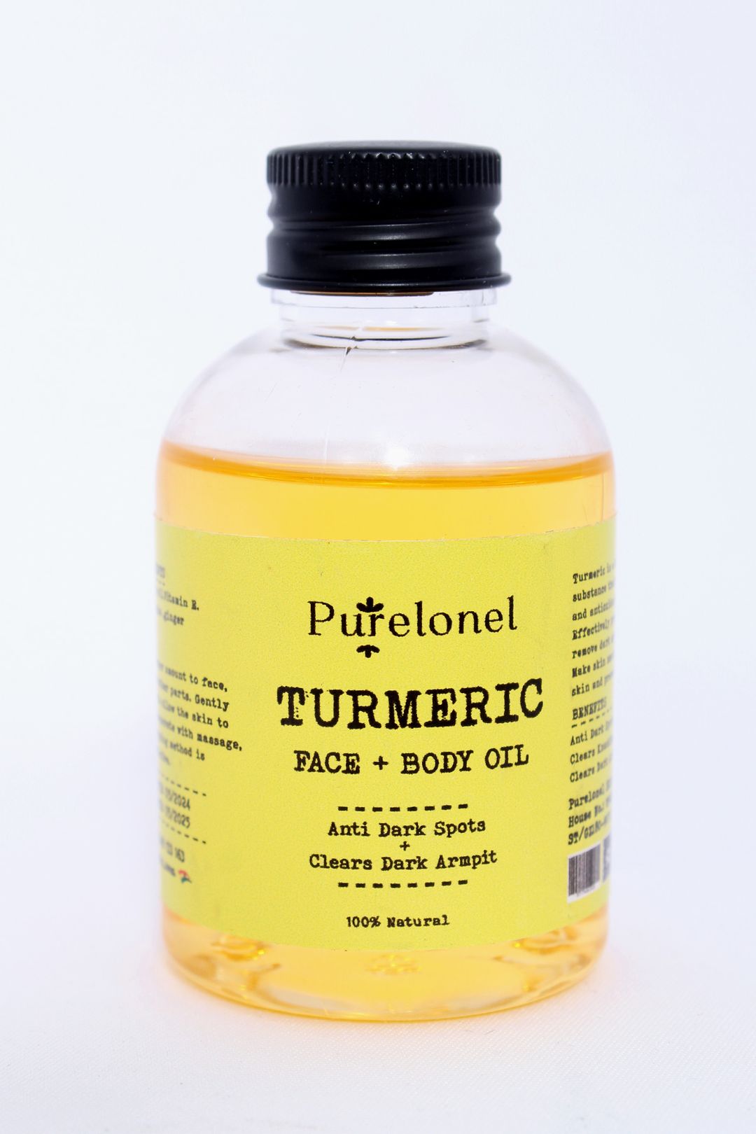 Turmeric body oil