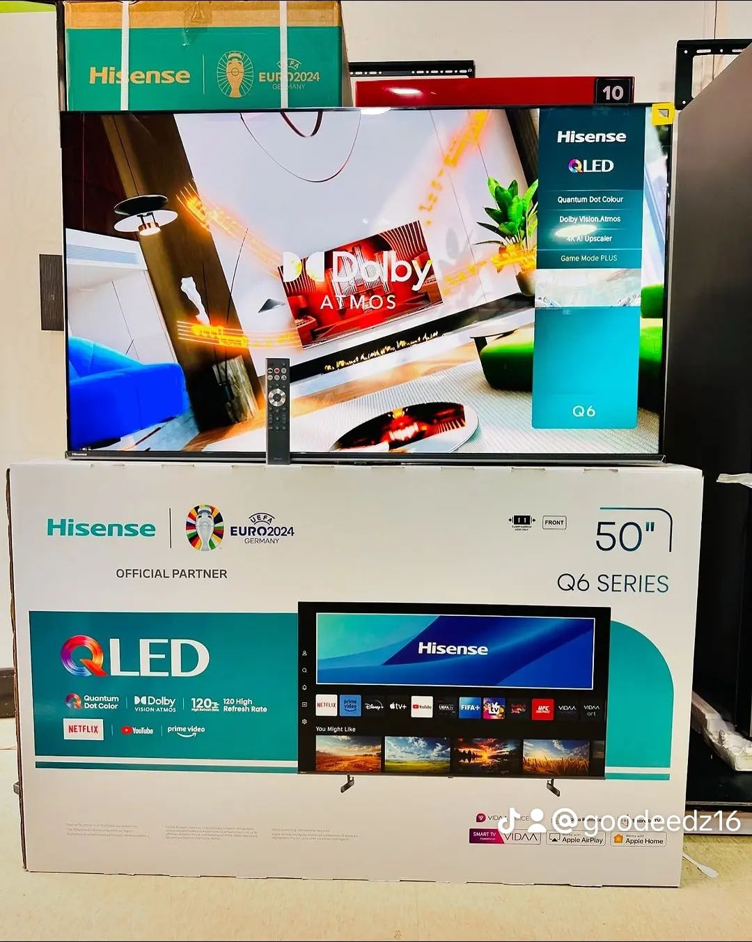 Hisense 50 inch QLED Quantum dot Smart TV 