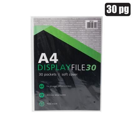 FILE DISPLAY-BOOK PL A4 30-PAGE