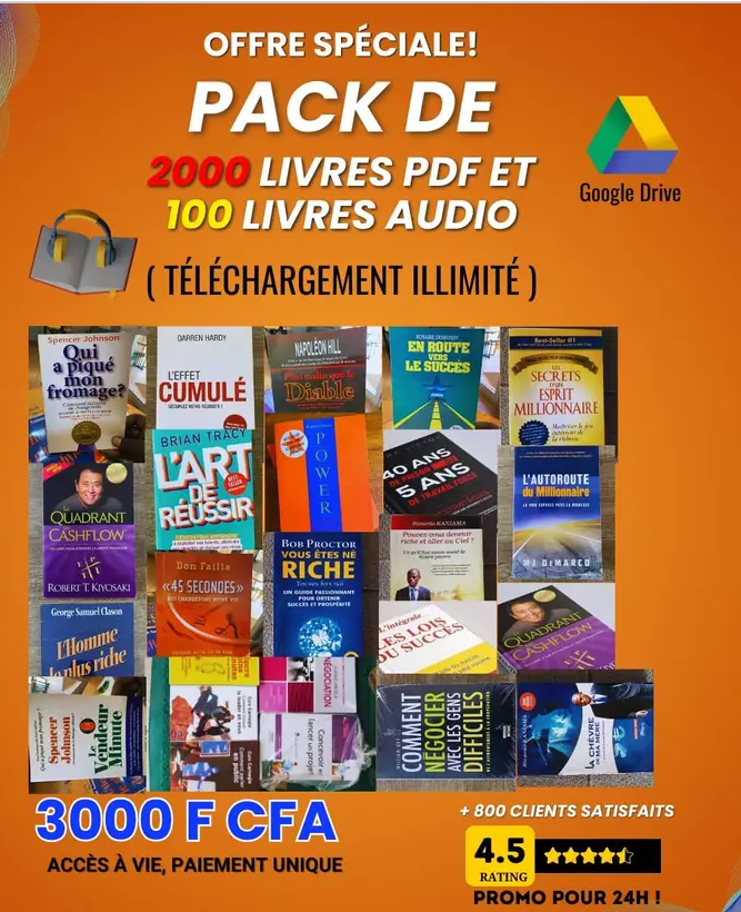 2000 EBOOKS ET LIVRES AUDIO DETAILLES POUR REUSSIR SA VIE