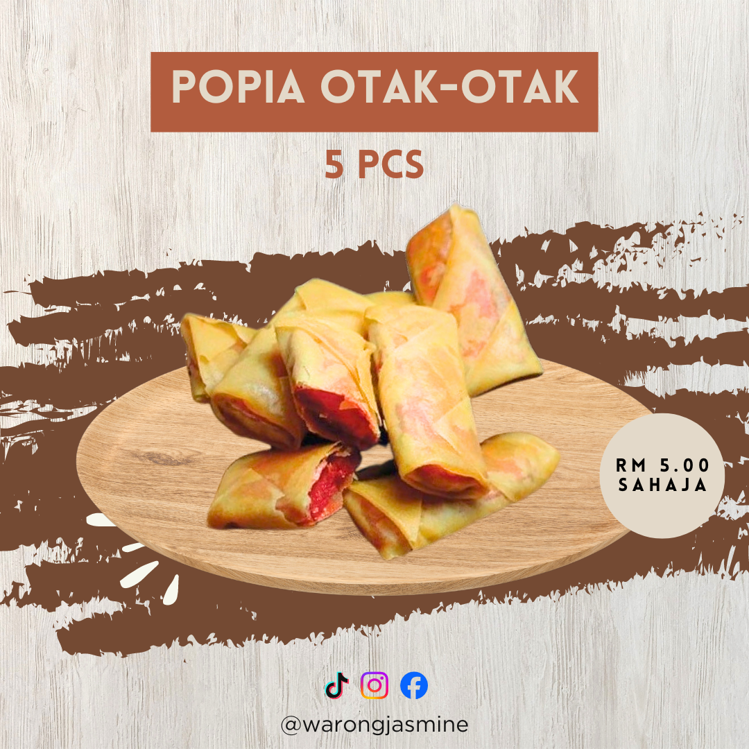 Popia Otak-otak / Satar (5 Pcs)