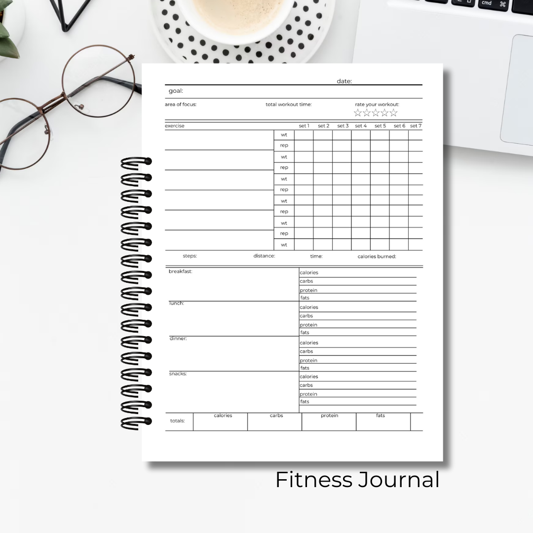 Fitness and Meal Plan Journal