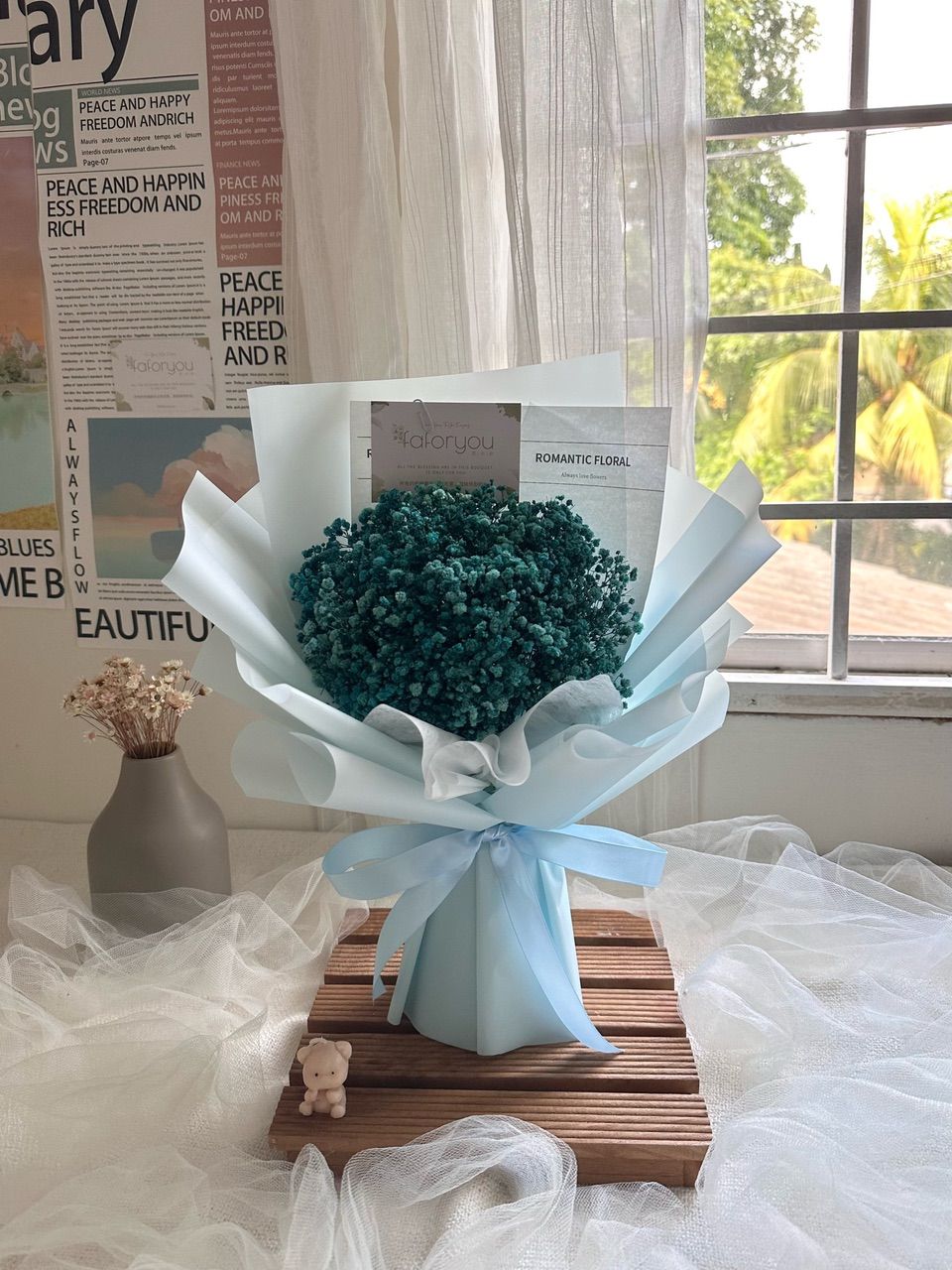 Dried Baby Breath Bouquet