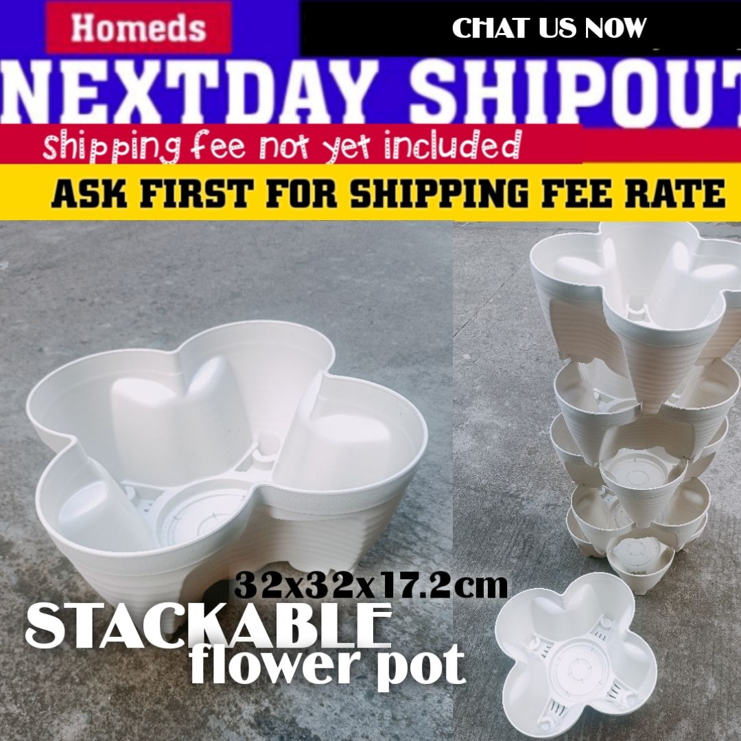 6pcs STACKABLE flower pot