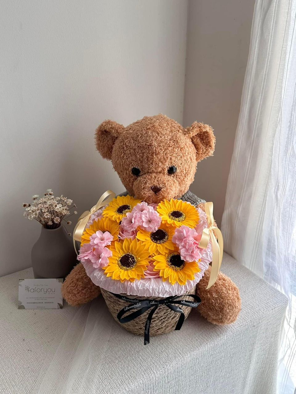 50cm Bear Mixed Basket