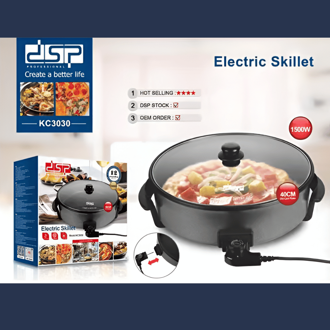 DSP Kc-3030 Electric Skillet Pizza Maker