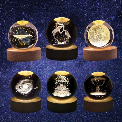  3D BOLA CRYSTAL BERCAHAYA