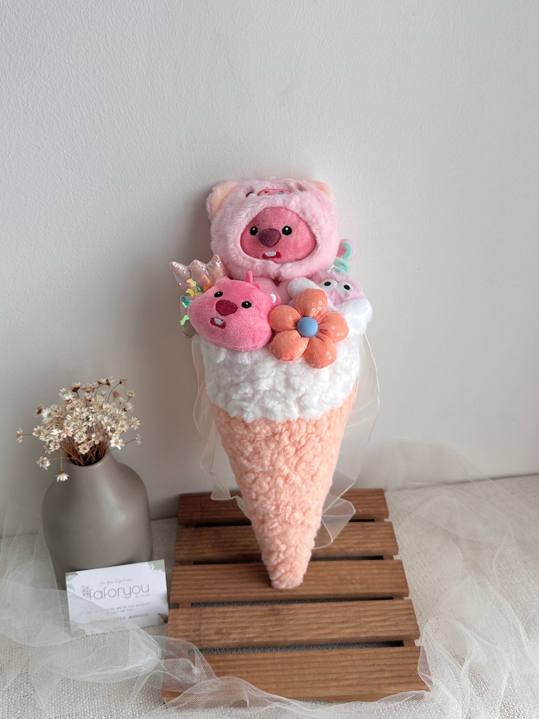 Loopy Ice Cream Doll Bouquet 