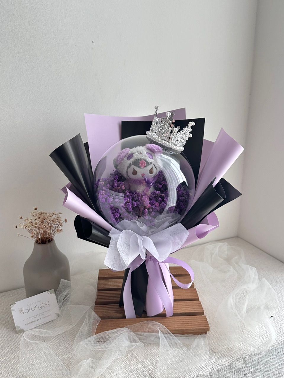 (Pre order) Kuromi  Acrylic Ball Bouquet