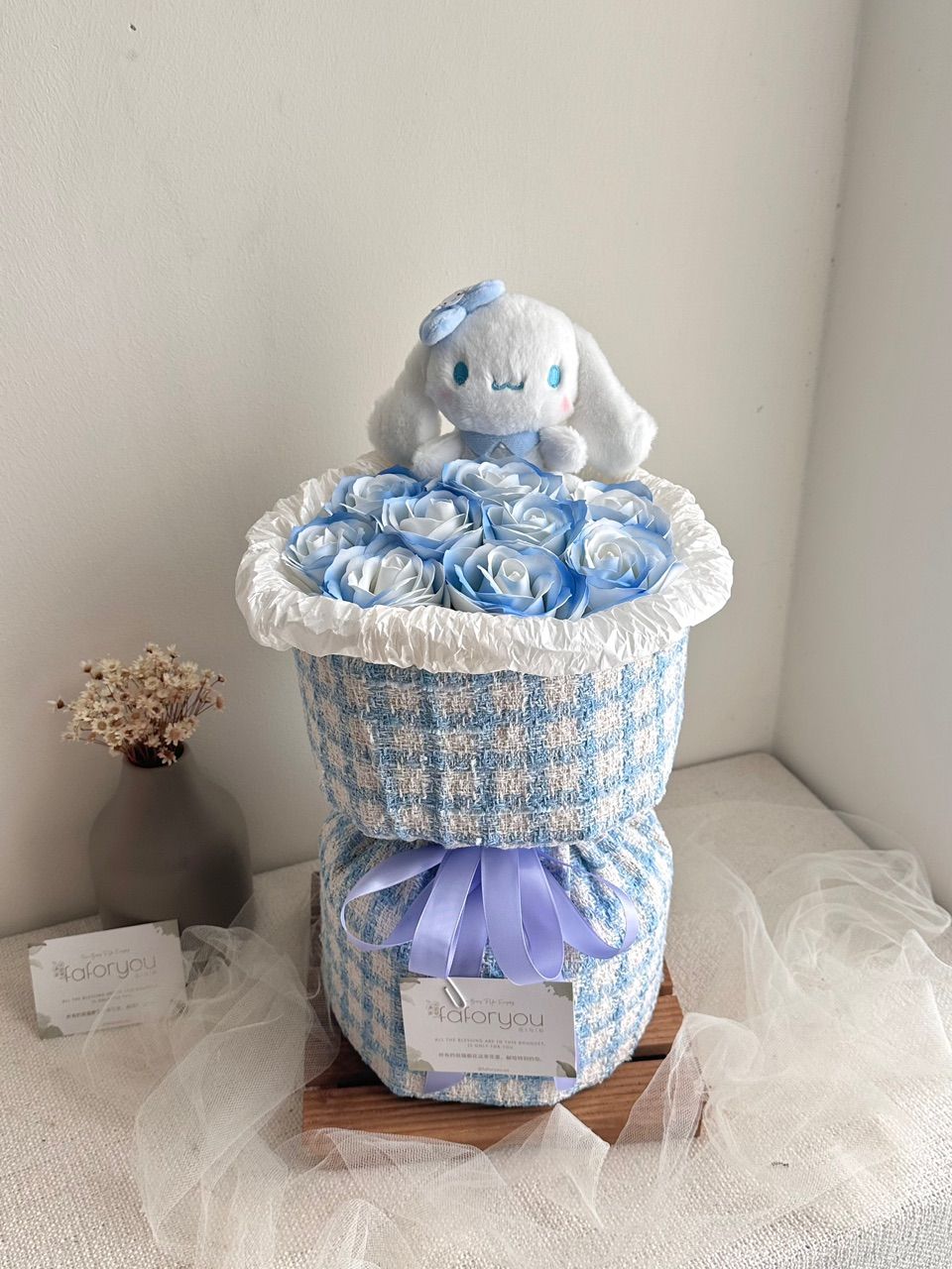 Cinnamoroll Soap Rose Round Bouquet