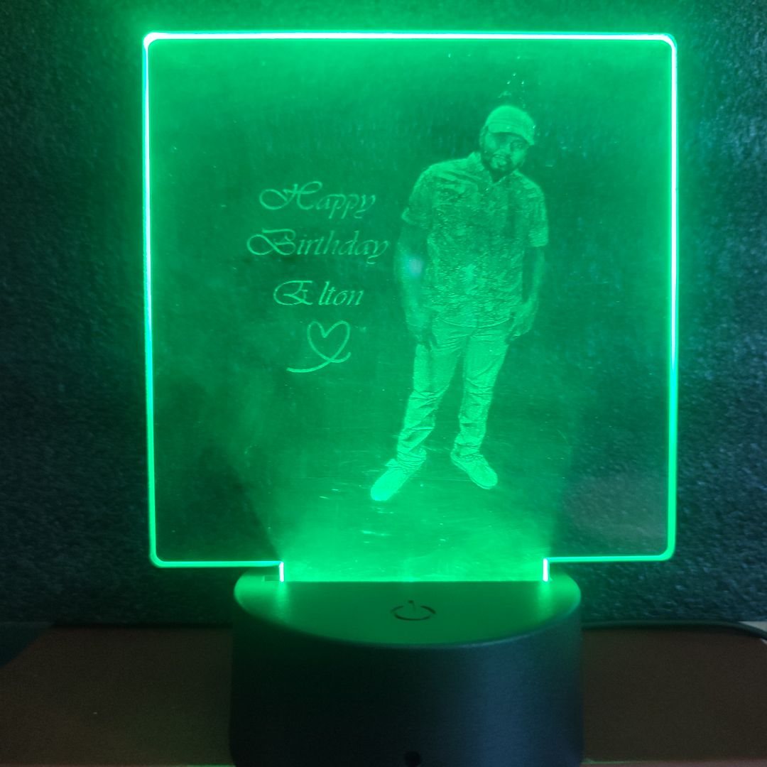 Acrylic LED Light (Engraved)