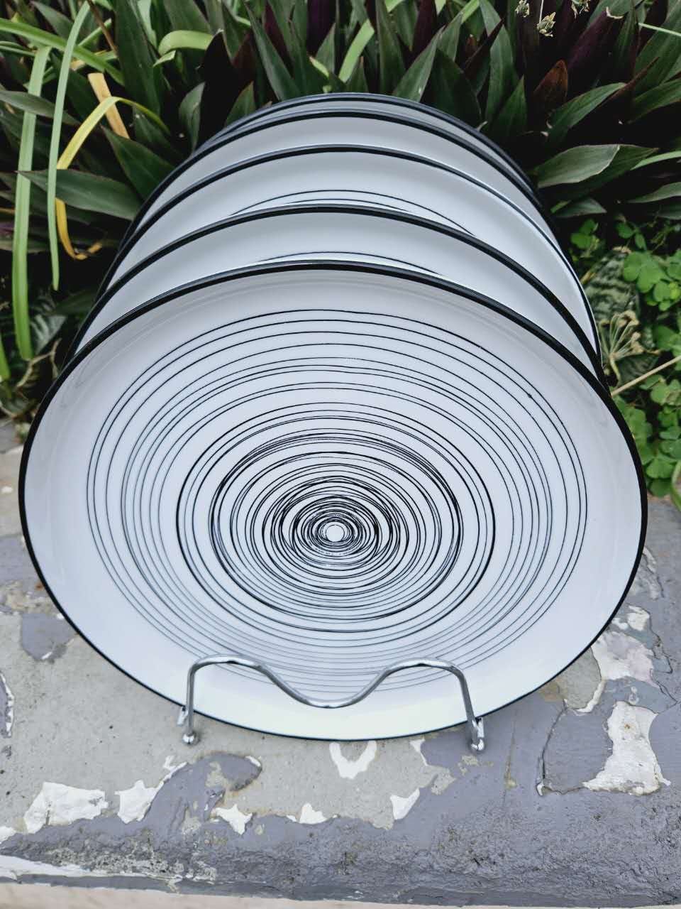 6pcs Ceramic  Dinner Plates