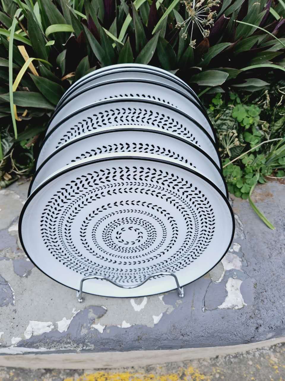 6pcs Ceramic  Dinner Plates