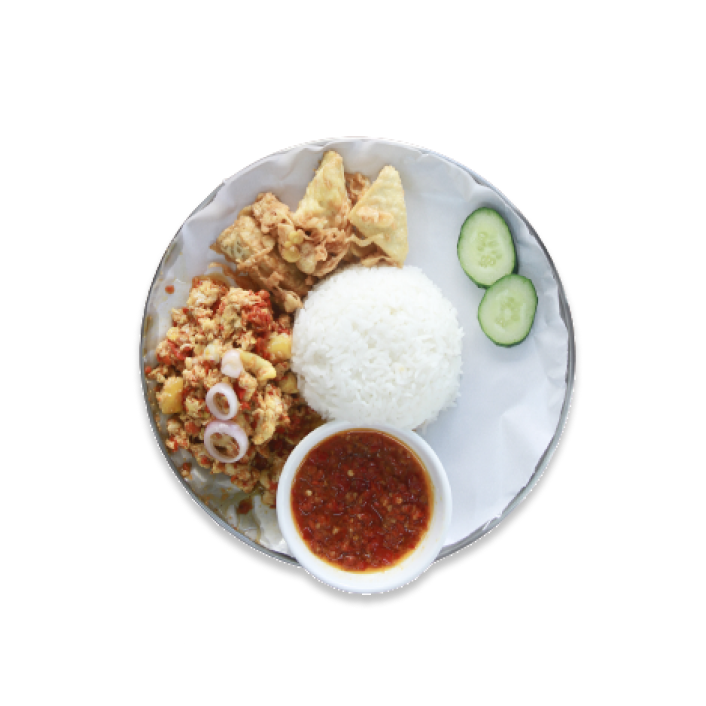 Nasi Penyet Teloran versi Terasa