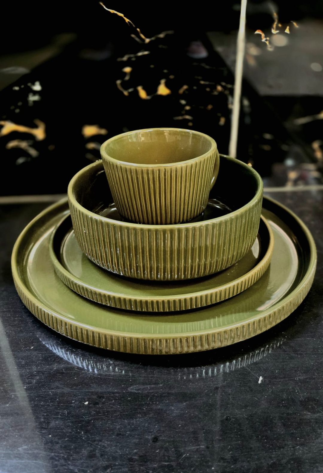 24pc Ceramic Dinner Set