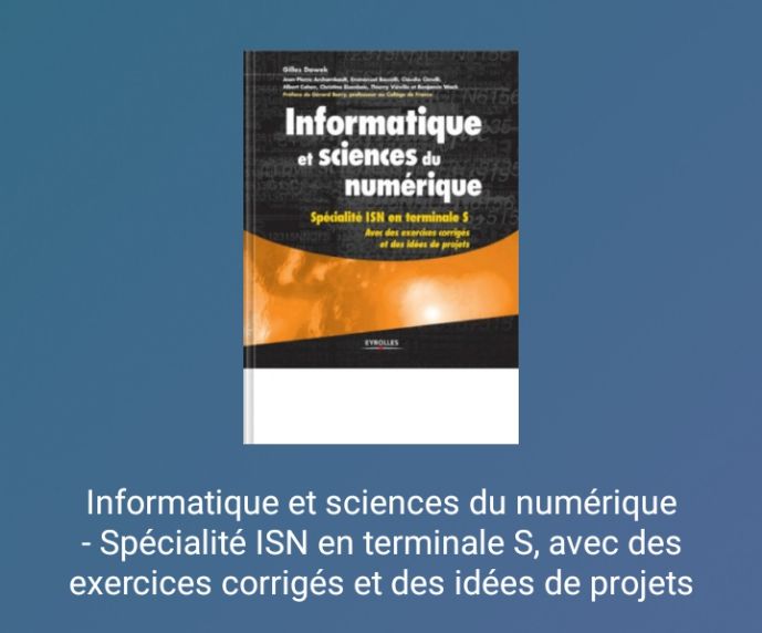 Informatique et sciences du numérique 