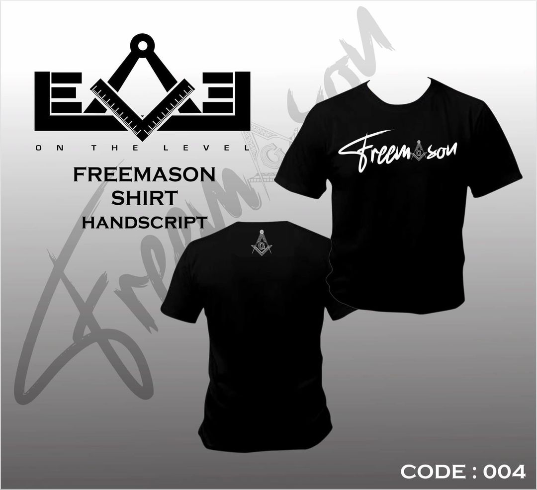 FreeMason Shirt Handscript