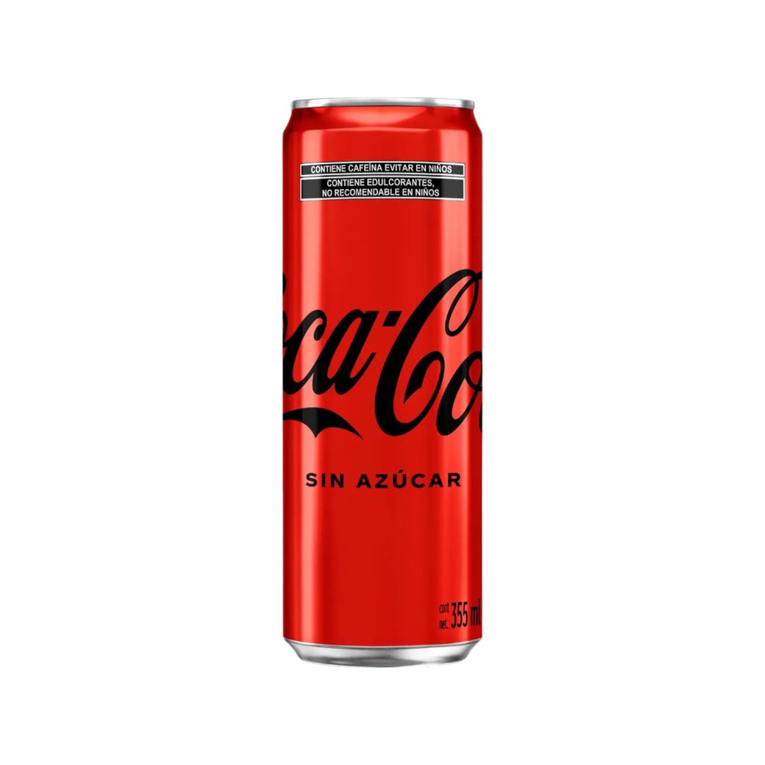 COCA-COLA Sin Azucar 355 ML LAT 24 PZ